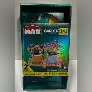 ZURU MAX Garden Collection Building Blocks Flower Pot Set 343 PCS- NEW